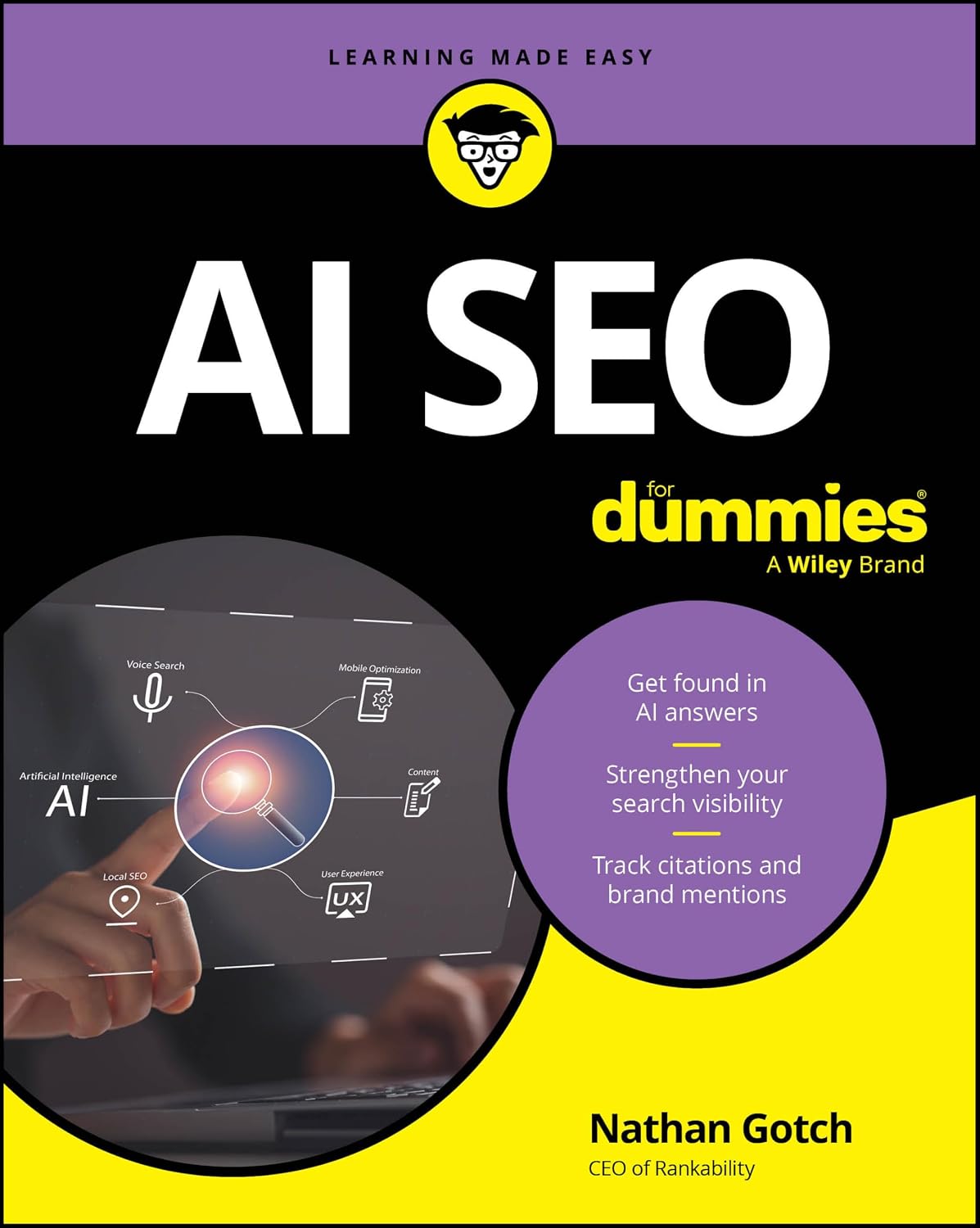 AI SEO For Dummies by Nathan Gotch — book cover