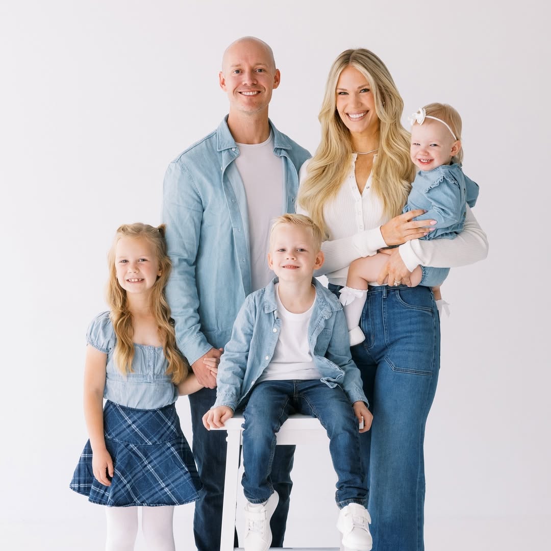 Nathan Gotch with his family